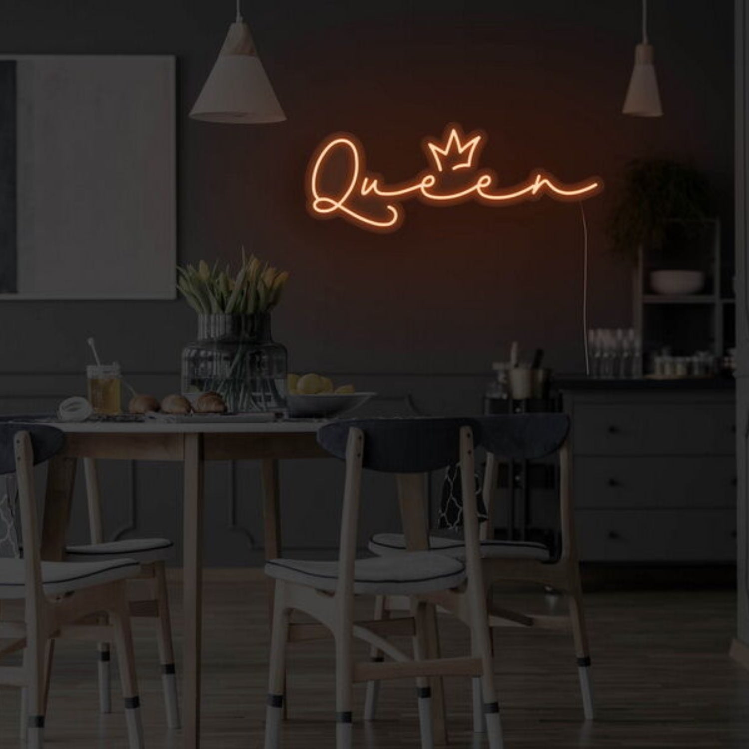 Queen Neon Sign For Empowering And Regal Decor | Shineneon