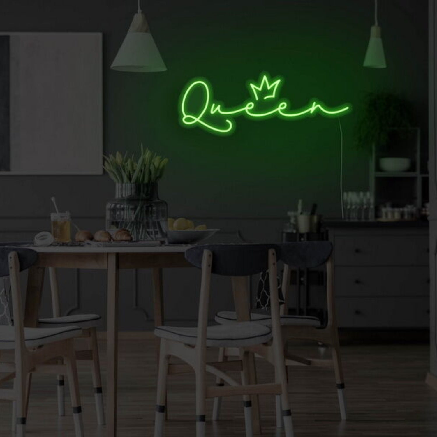 Queen Neon Sign For Empowering And Regal Decor | Shineneon