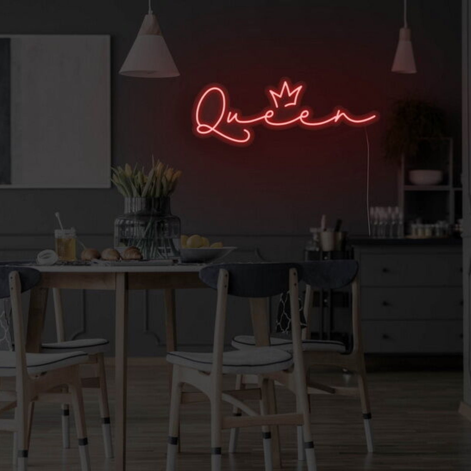Queen Neon Sign For Empowering And Regal Decor | Shineneon
