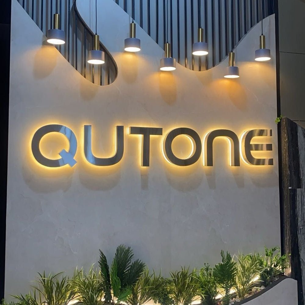 Qutone 3D Backlit Channel Letters Led Light Sign - Shineneon