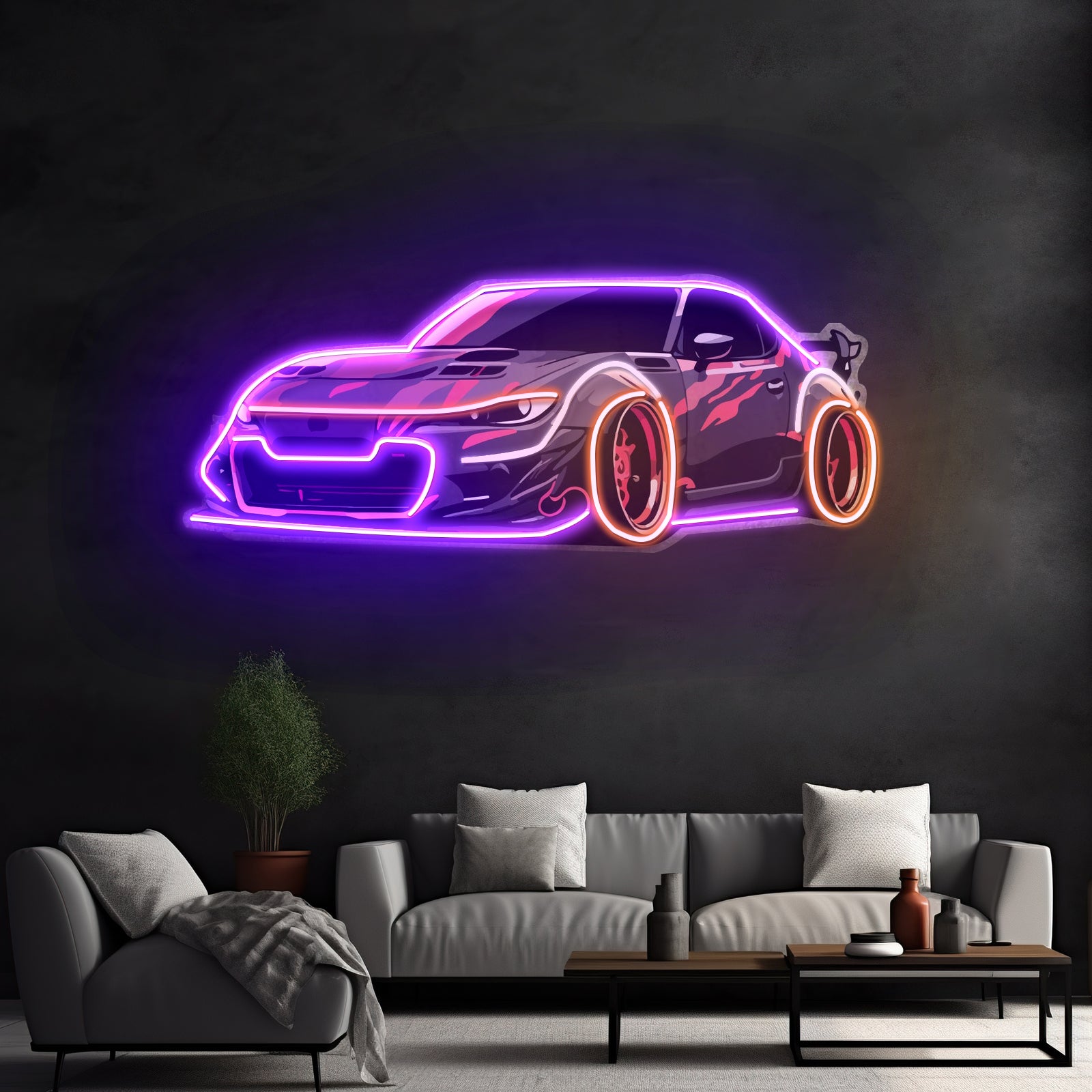 Race Drift Led Neon Sign Light Custom Led Signs