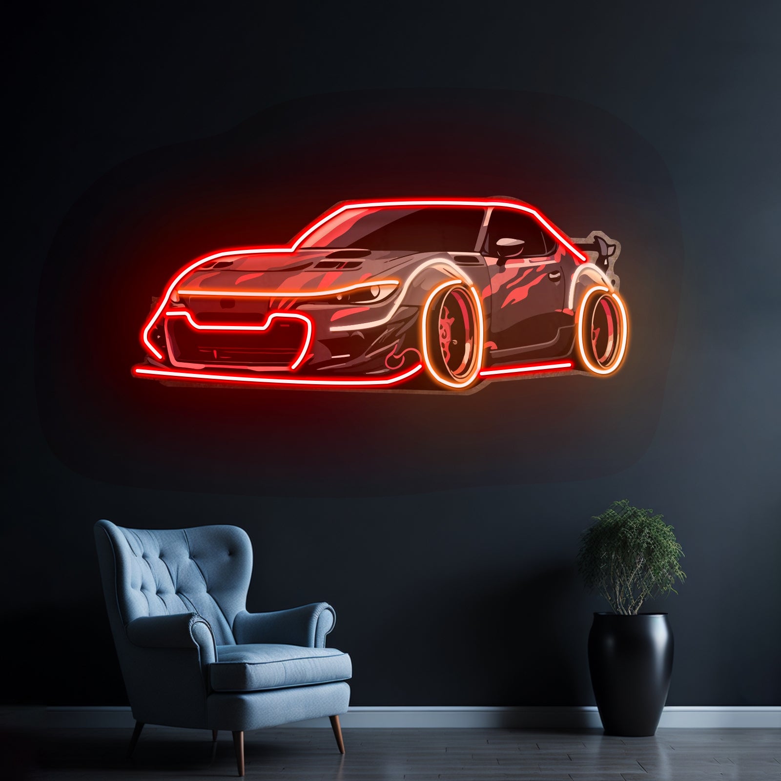Race Drift Led Neon Sign Light Custom Led Signs