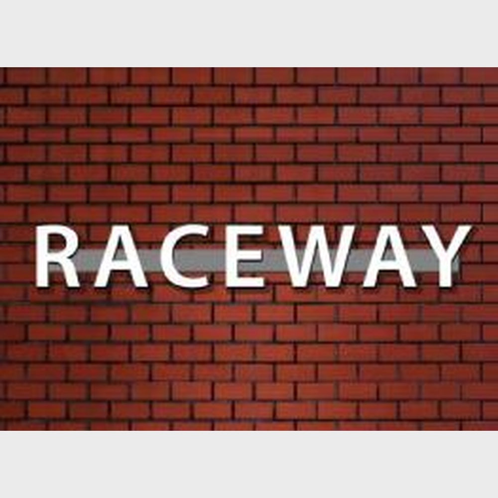 Raceway 3D Frontlit Channel Letters Led Light Sign