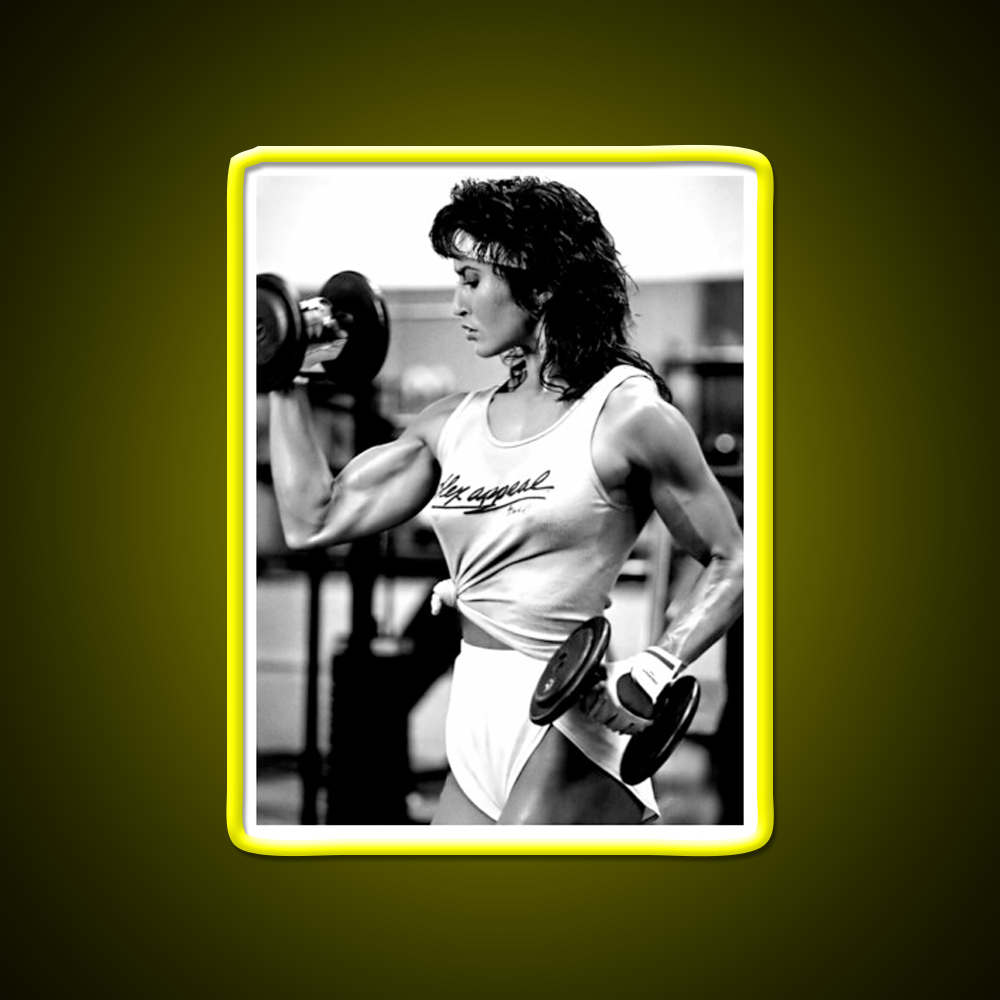 Rachel Mclish Gym Fitness Led Neon Sign Rgb Color