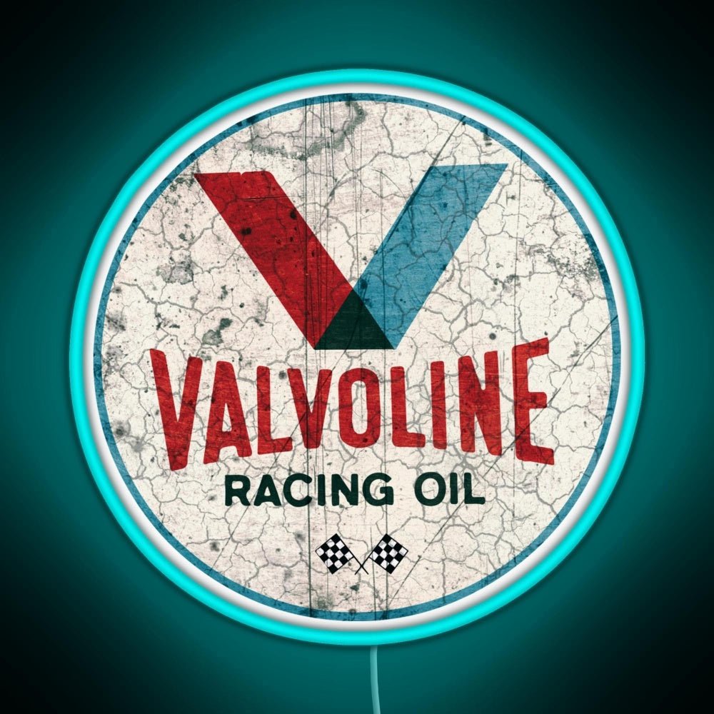 Racing Motor Oil Vintage Motorcycle Helmet Rgb Led Neon Sign - Shineneon