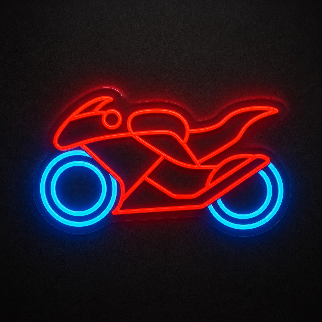 Racing Motorcycle Side Profile LED Neon Sign Garage Man Cave Neon Sign main product image