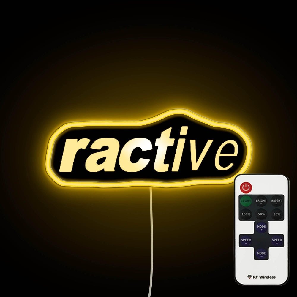 Ractive Logo Neon Sign - Shineneon