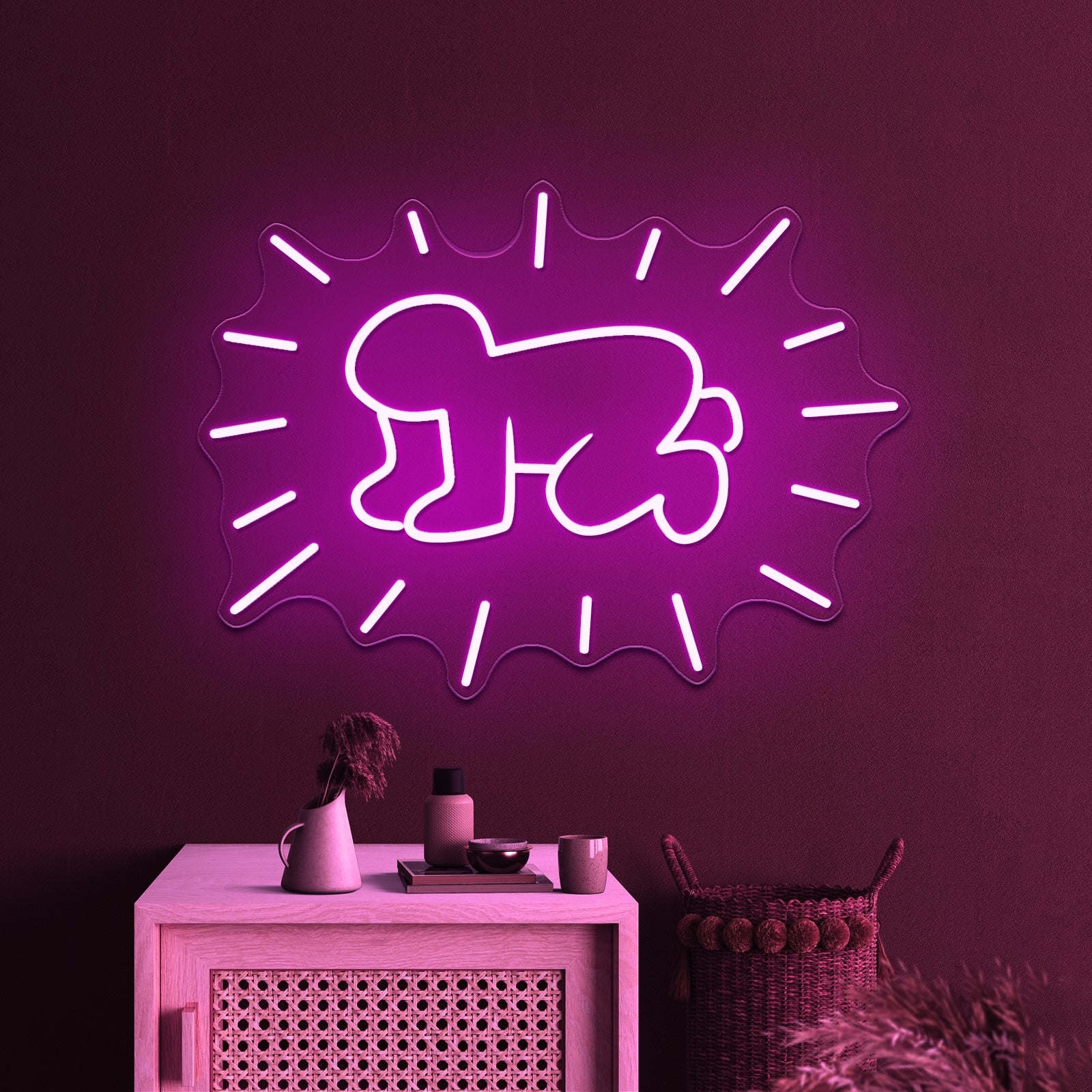 Radiant Baby Artistic Neon Signs Wall Art Led Signs | Shineneon