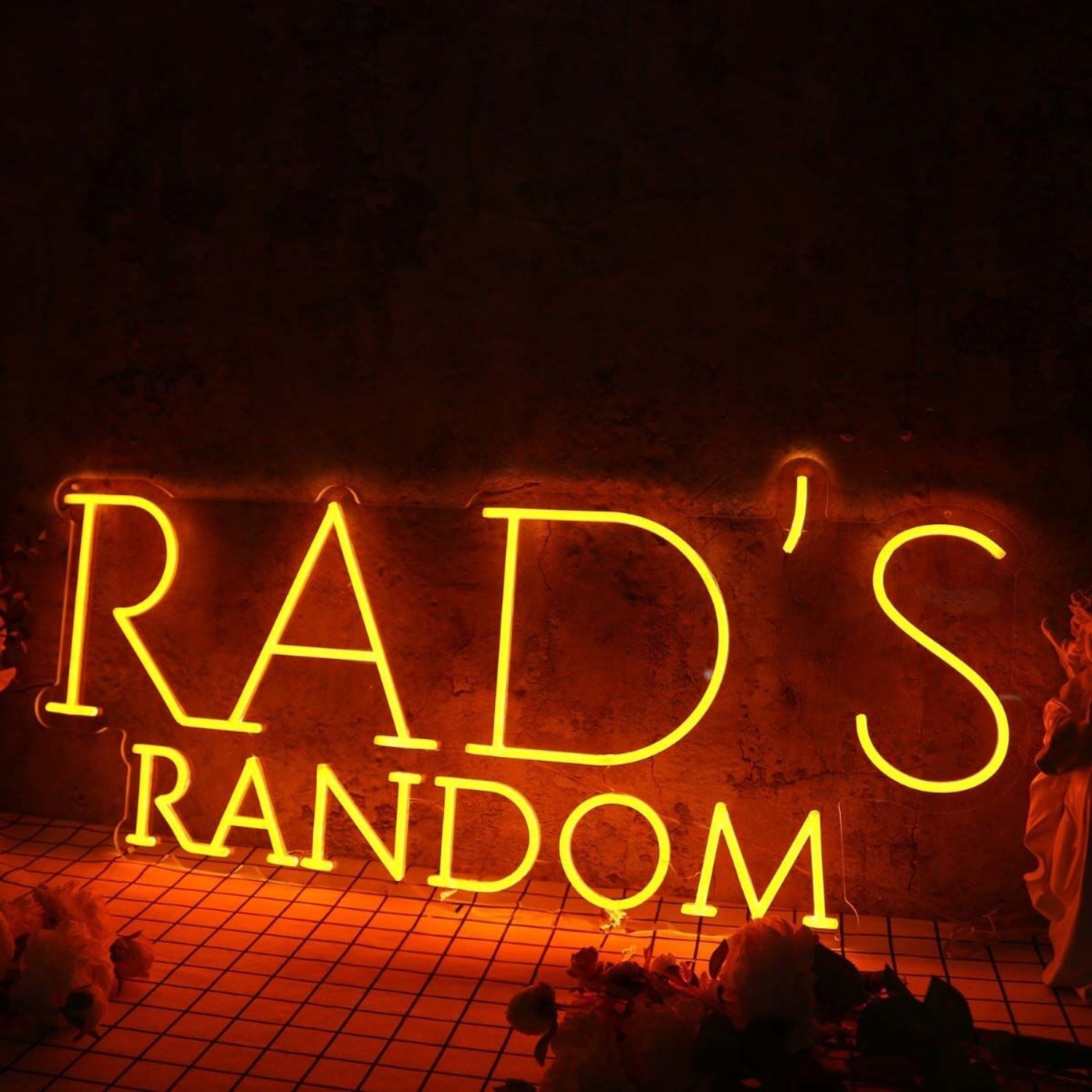 Rads Random Orange Led Neon Sign - Shineneon