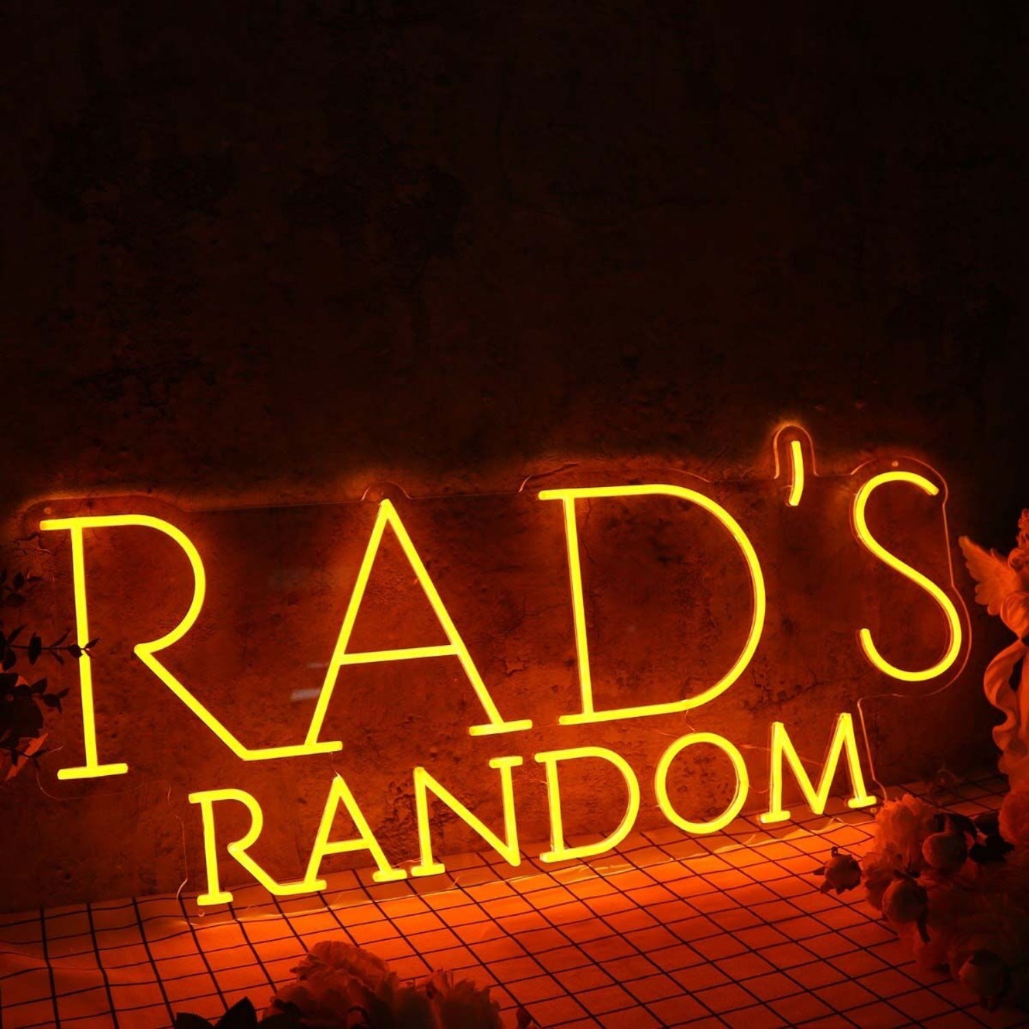 Rads Random Orange Led Neon Sign - Shineneon