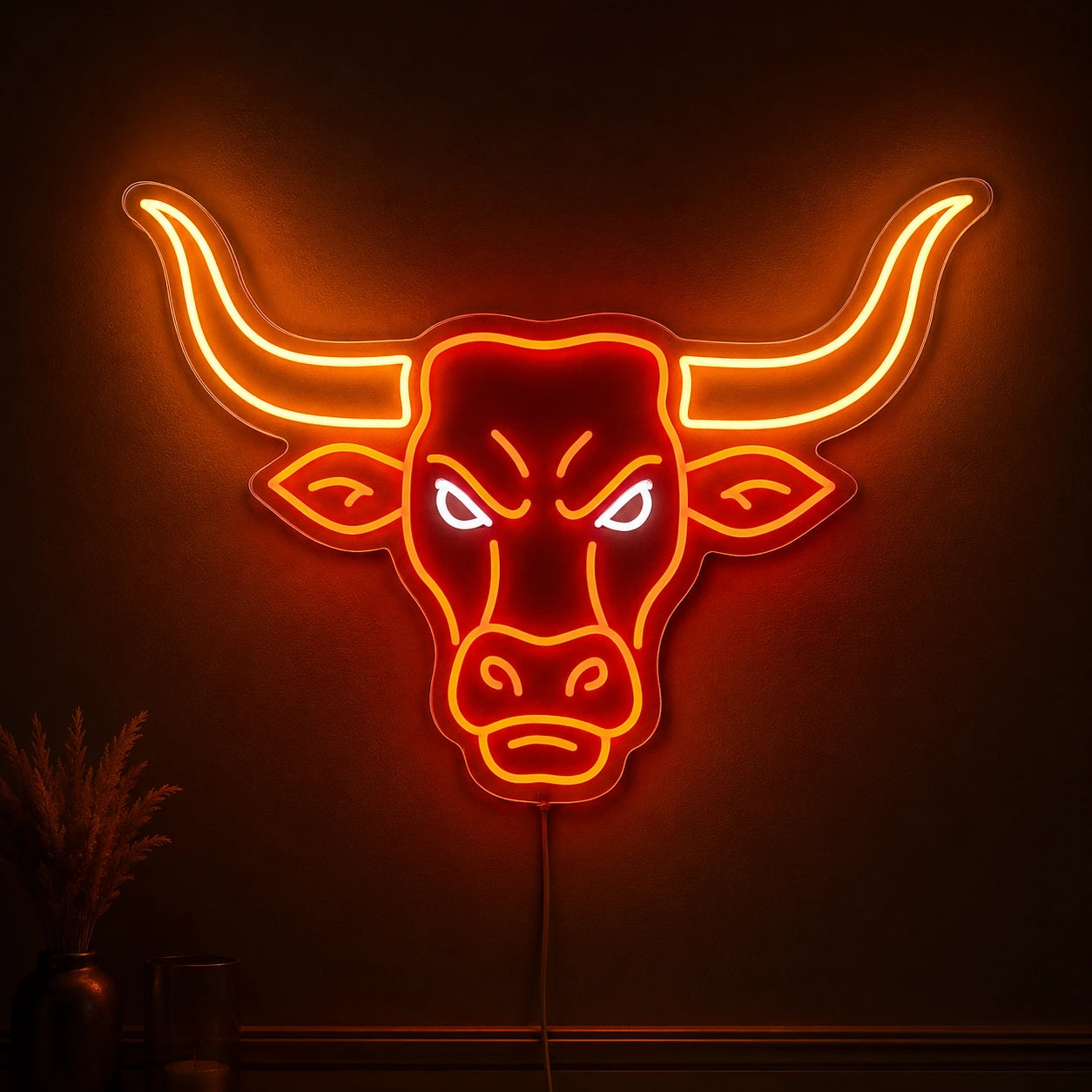 Raging Bull Head Neon Sign LED Neon Sign high-converting product image
