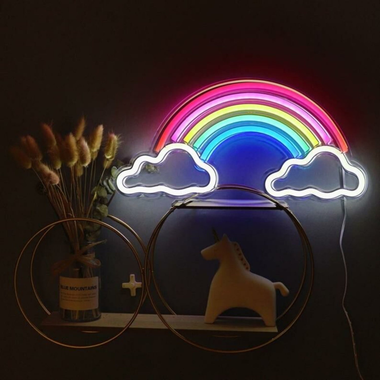Rainbow In The Cloud Led Neon Sign - Shineneon