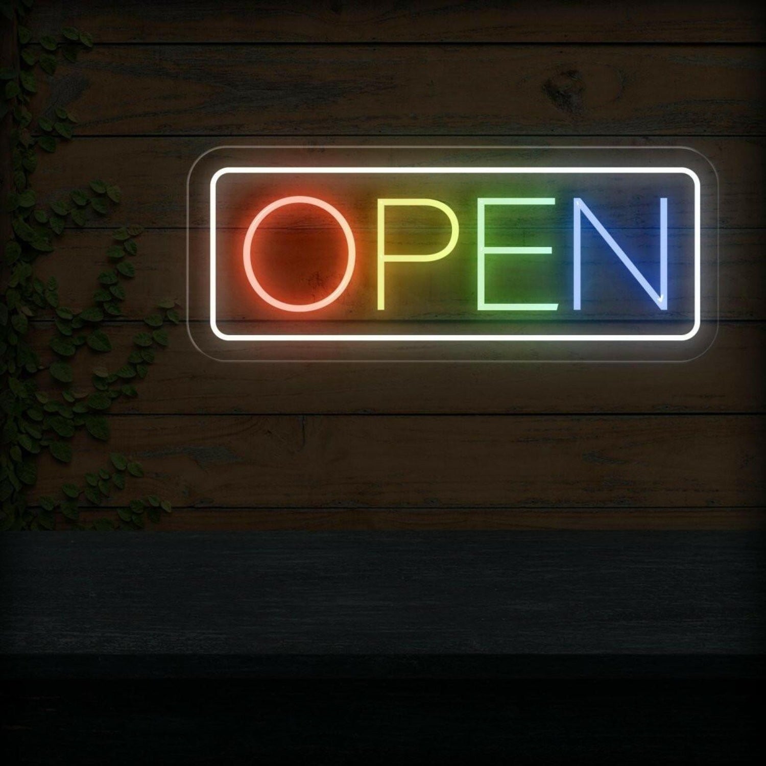 Rainbow Open Led Neon Sign | Shineneon