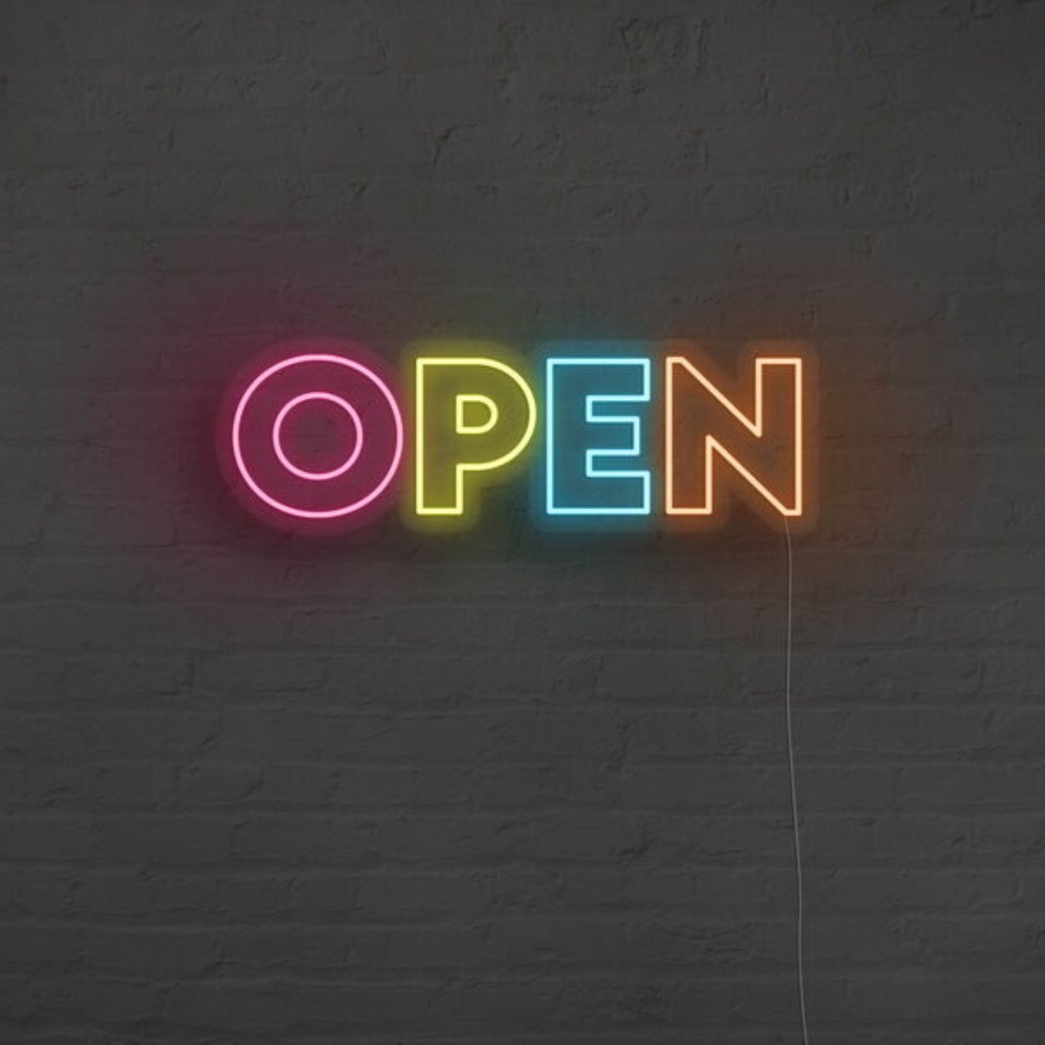 Rainbow Open Led Neon Sign | Shineneon
