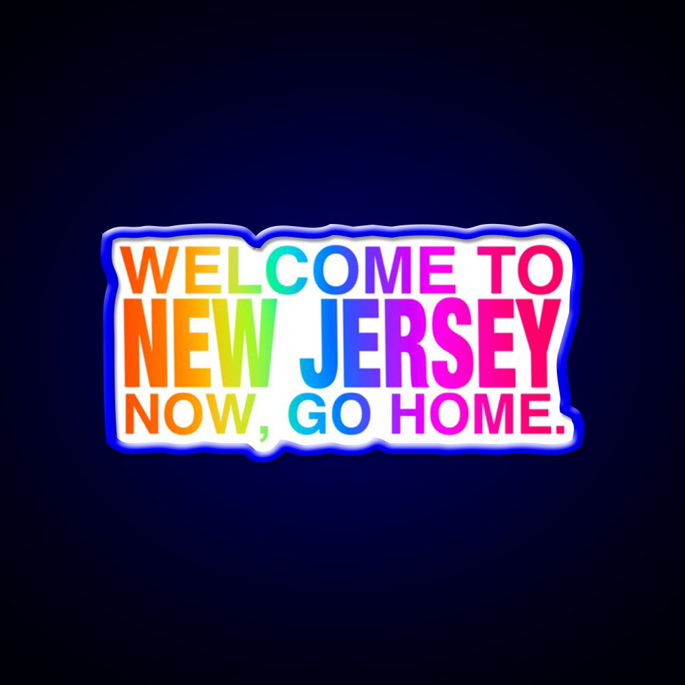 Rainbow Welcome To New Jersey Asian Cultural Led Neon Sign Rgb Color - LED neon sign view 5