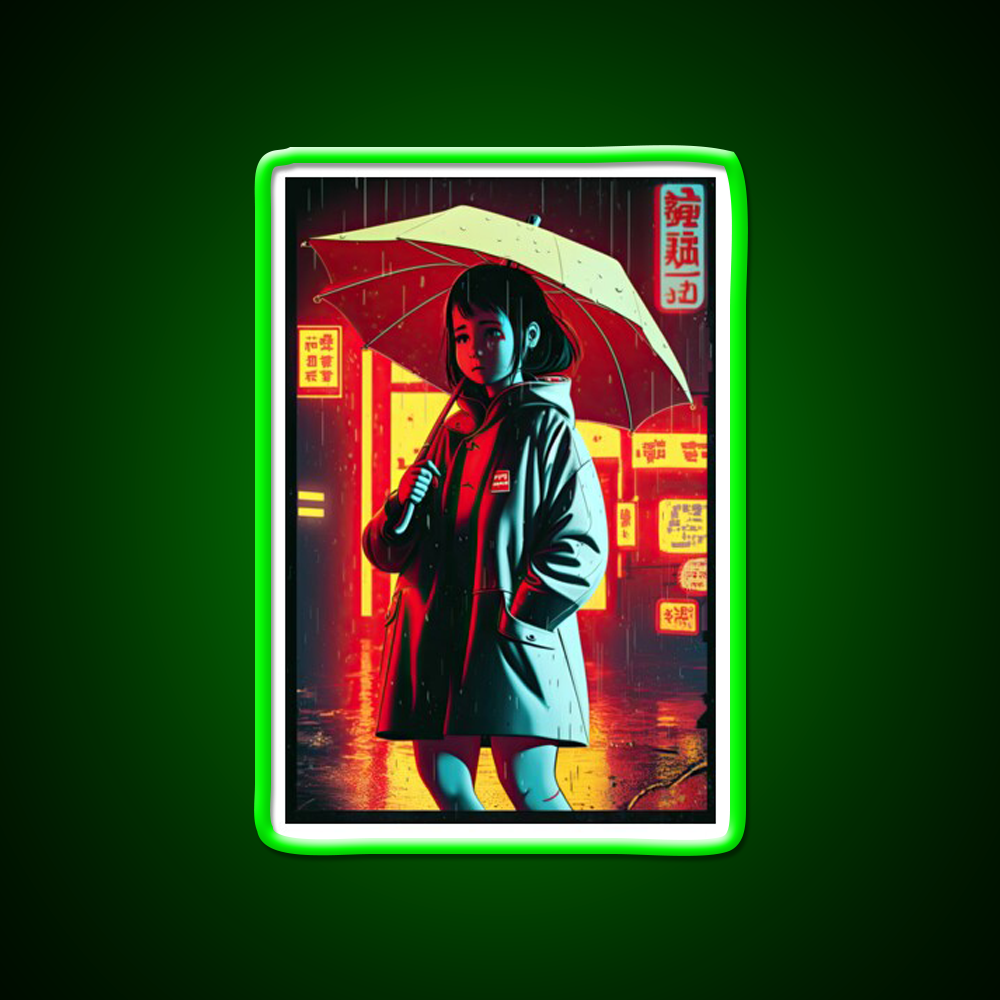 Rainy Nights Downtown Asian Cultural Led Neon Sign Rgb Color - LED neon sign view 8