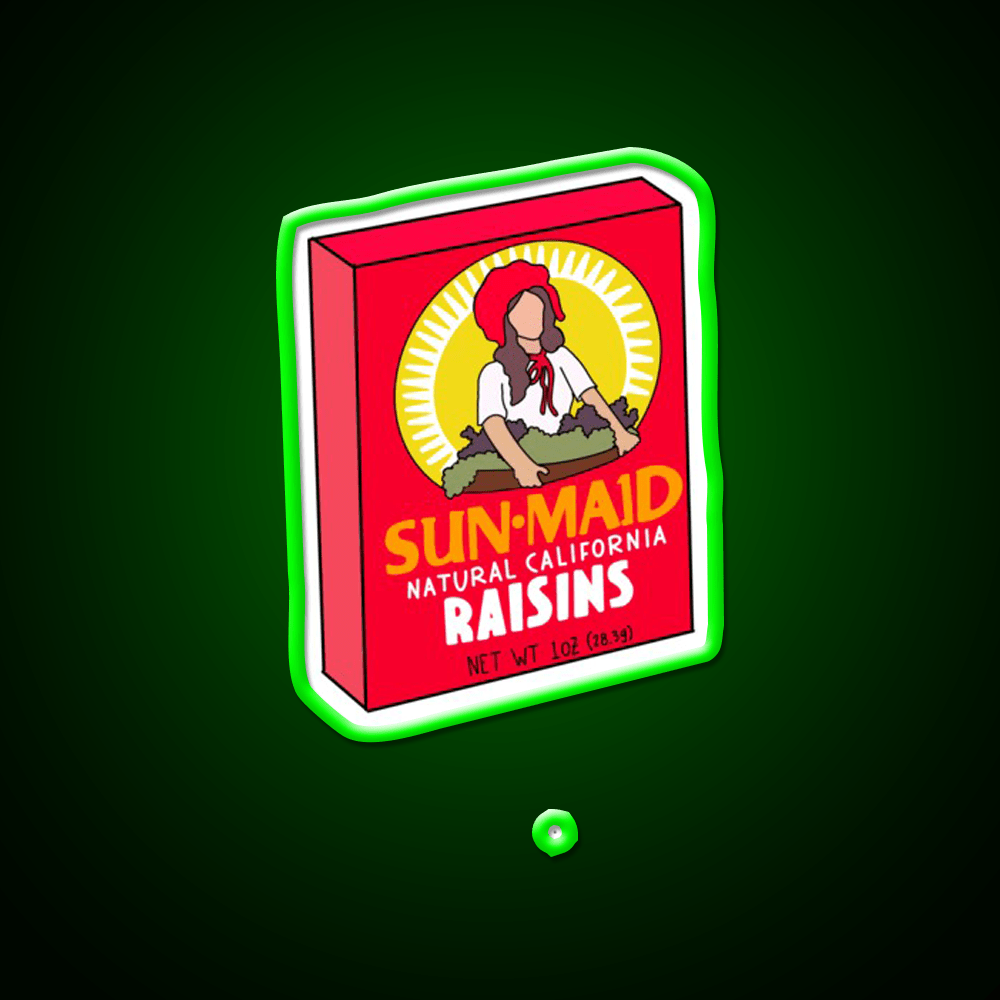 Raisin Box Snack Food Led Neon Sign Rgb Color - Shineneon