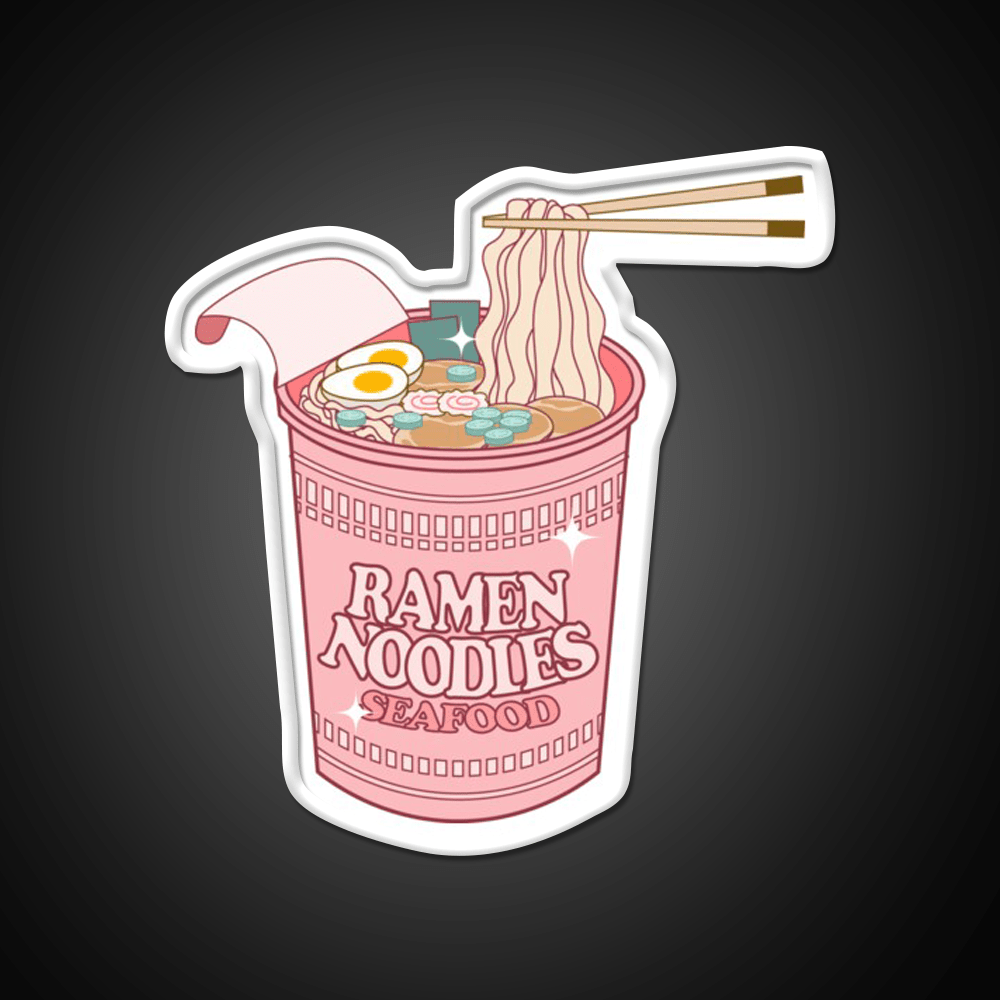 Ramen Cup Noodles Snack Food Led Neon Sign Rgb Color - Shineneon