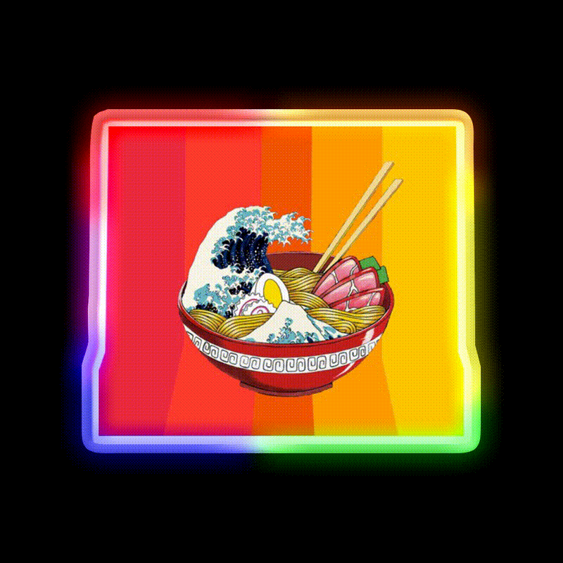 Ramen Led Neon Sign Chinese Food Rgb Color