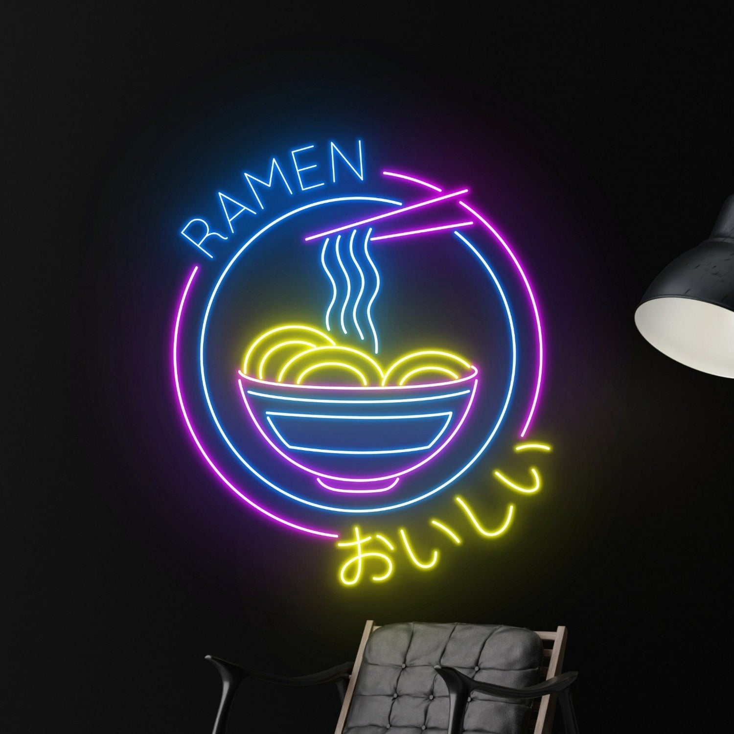 Ramen Neon Led Sign Ramen Japanese Logo Decor Ramen Hanging Led Neon | Shineneon