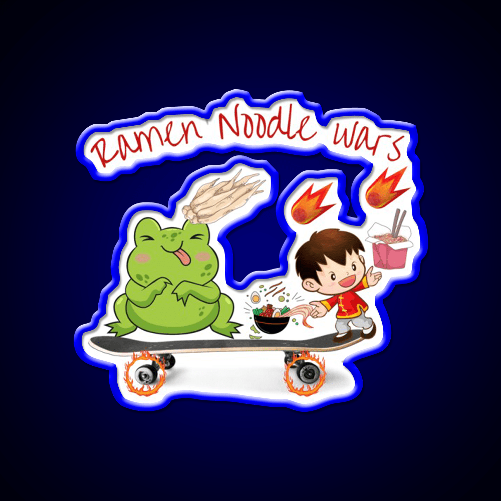 Ramen Noodle Wars Led Neon Sign Chinese Food Rgb Color - Shineneon