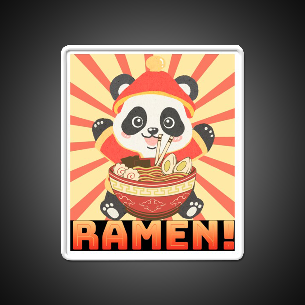 Ramen Panda Led Neon Sign Chinese Food Rgb Color - LED neon sign view 11