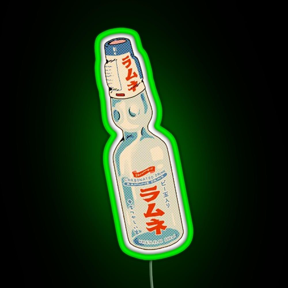 Ramune Japanese Soda Bottle Rgb Neon Sign - Shineneon