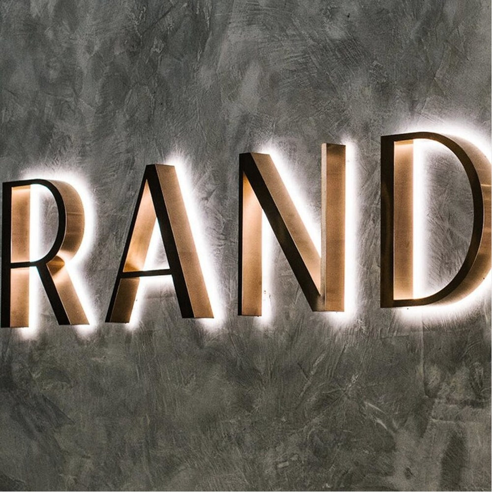 Rand 3D Backlit Channel Letters Led Light Sign