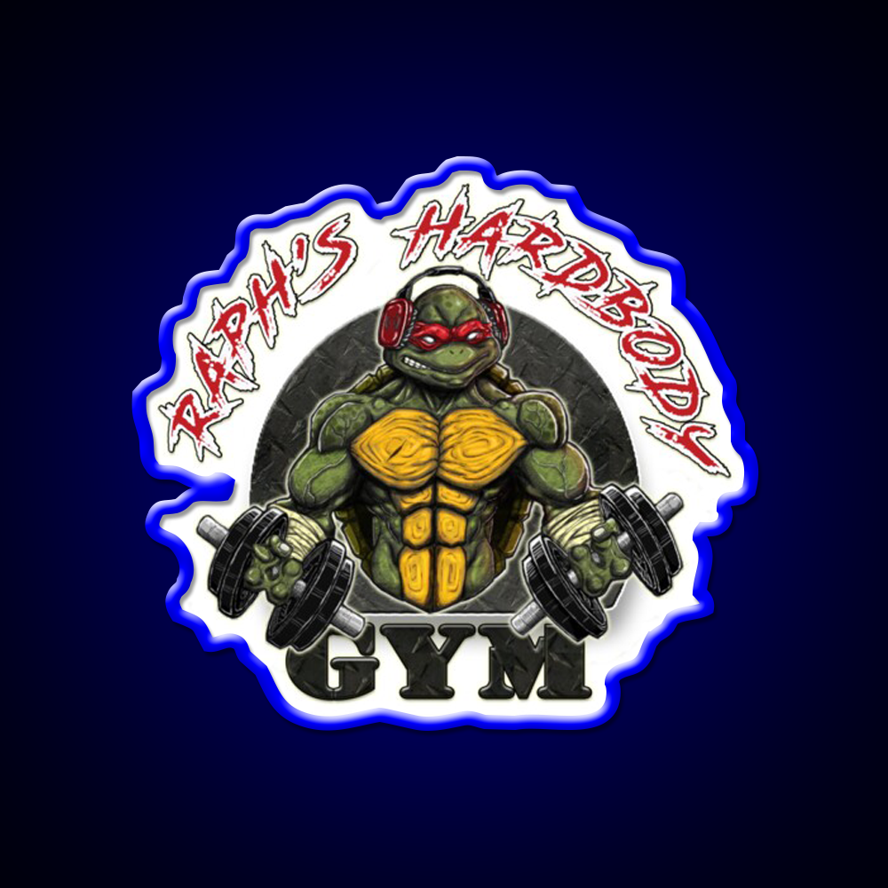 Raphs Gym Fitness Led Neon Sign Rgb Color