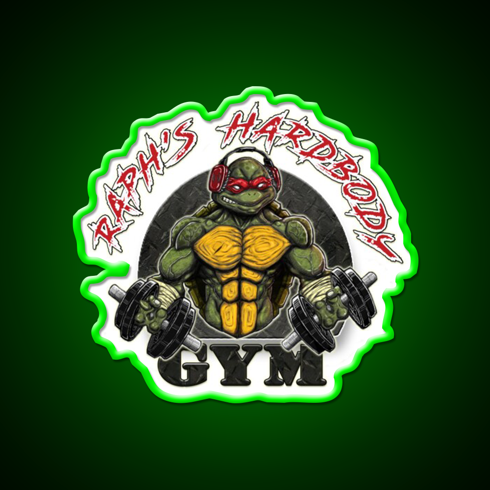 Raphs Gym Fitness Led Neon Sign Rgb Color