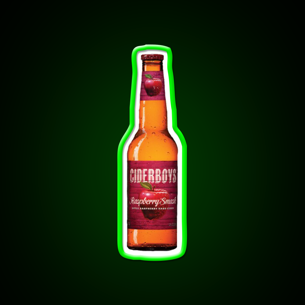 Raspberry Smash Hard Cider Cocktail Bar Decor Led Neon Sign Rgb Color - LED neon sign view 8