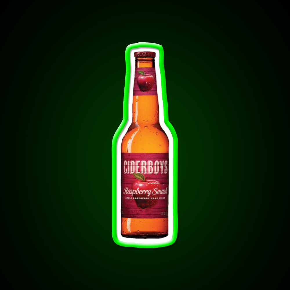 Raspberry Smash Hard Cider Cocktail Bar Decor Led Neon Sign Rgb Color - Shineneon