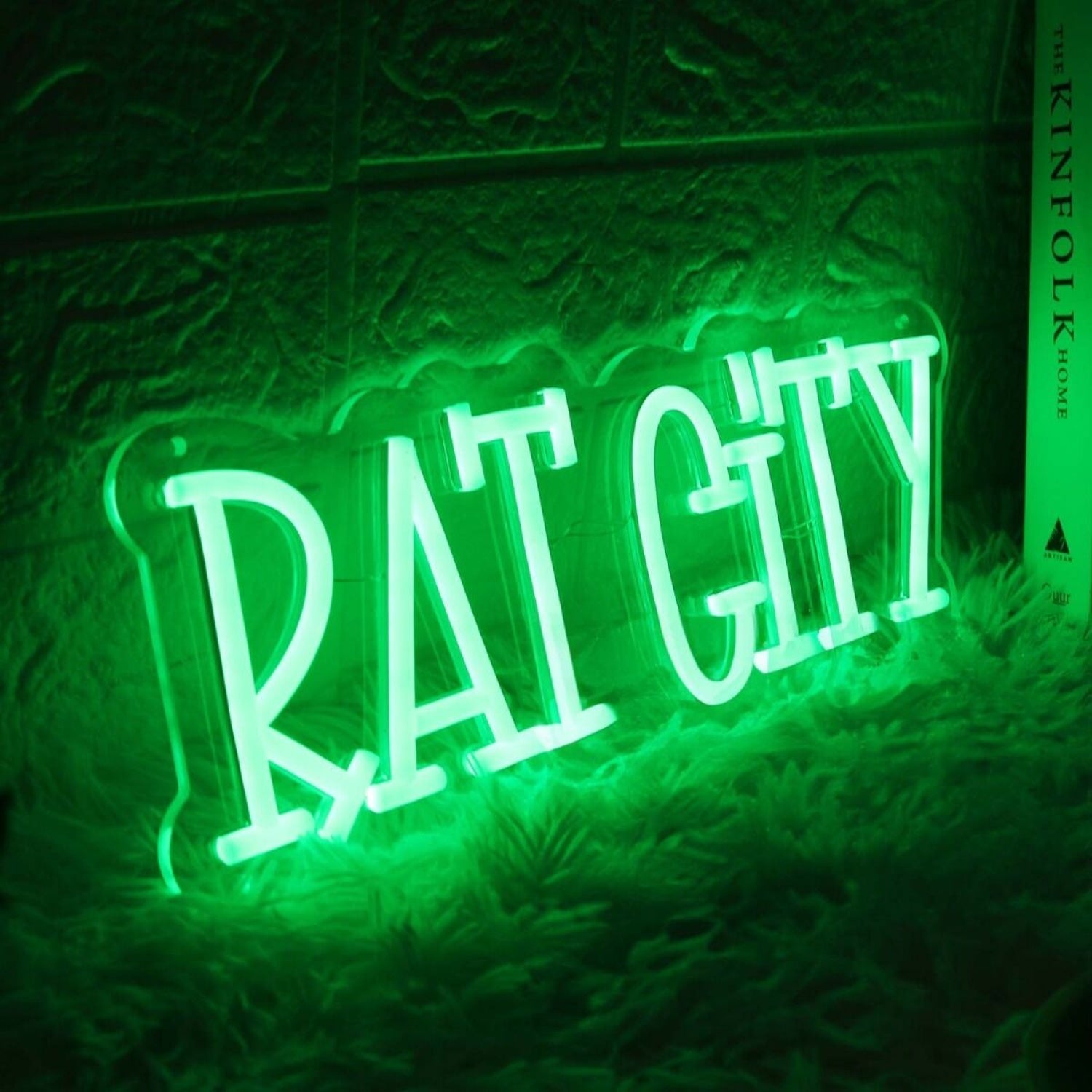 Rat City Green Led Neon Sign - Shineneon