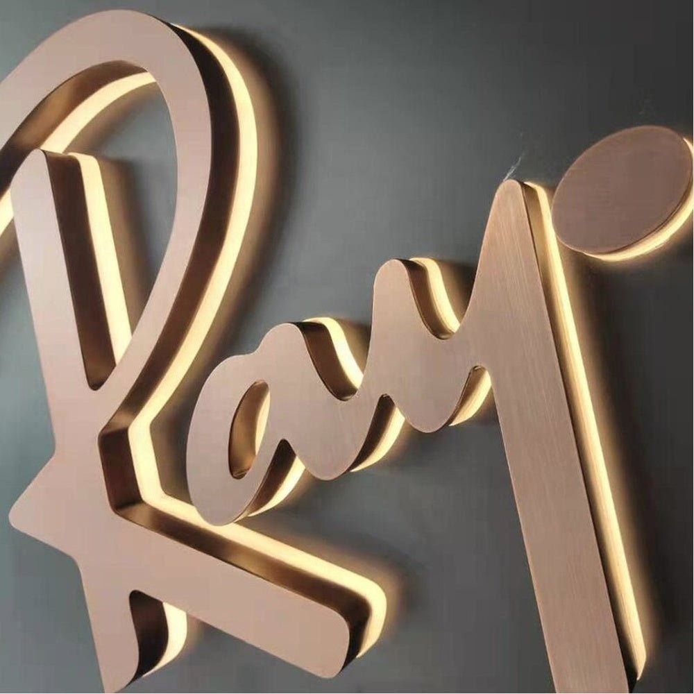 Ray 3D Backlit Channel Letters Led Light Sign - Shineneon
