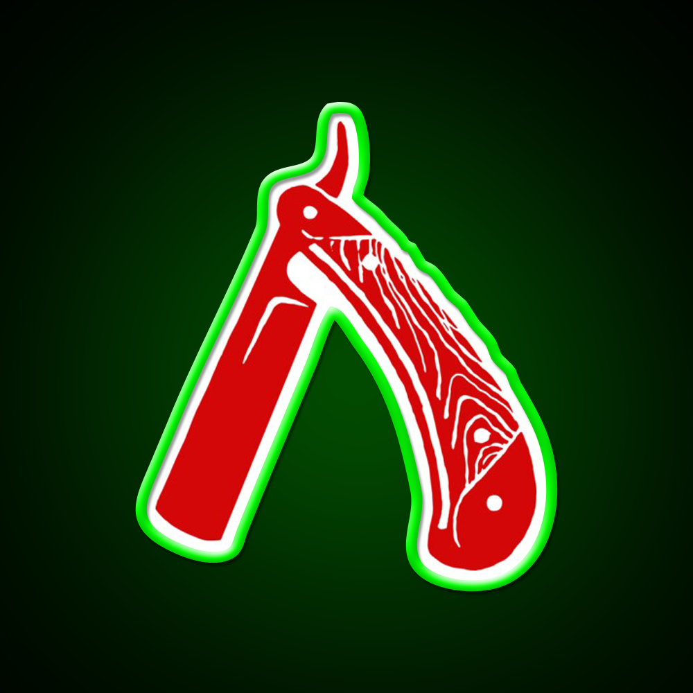 Razor Red Barber Shop Haircut Led Neon Sign - LED neon sign view 8