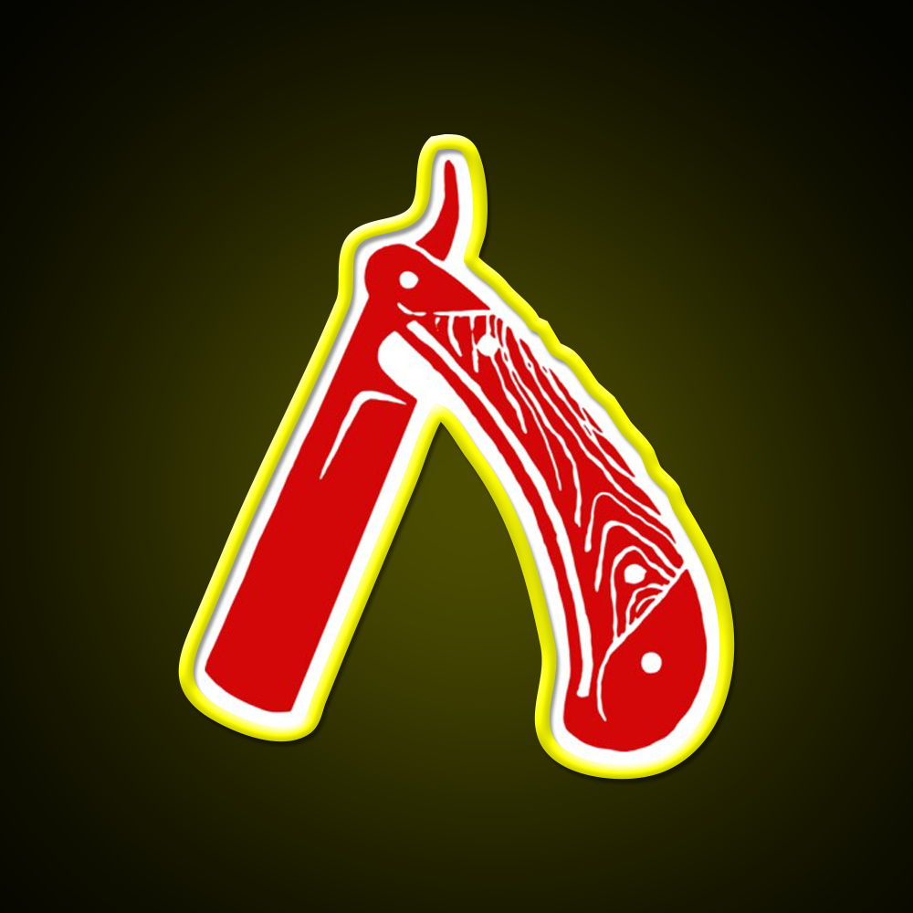 Razor Red Barber Shop Haircut Led Neon Sign - LED neon sign view 7