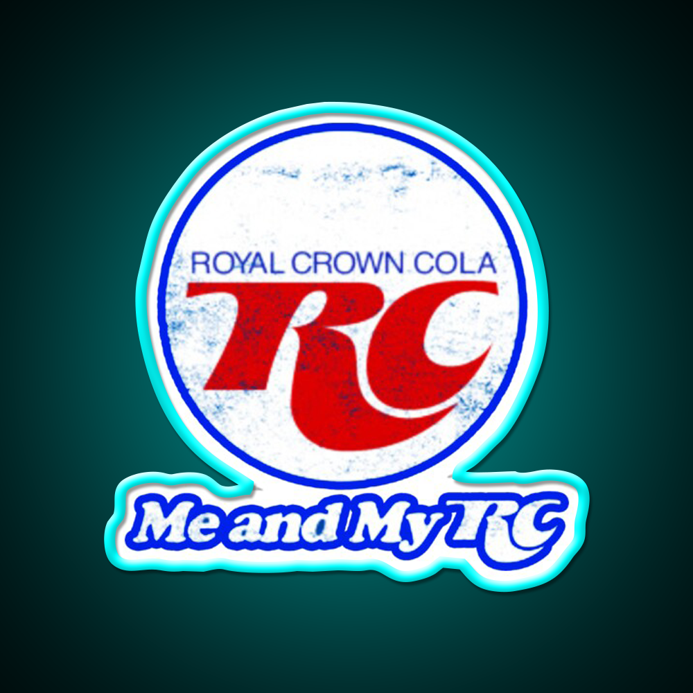 Rc Cola Soda Fast Food Led Neon Sign For Burger Place Rgb Color