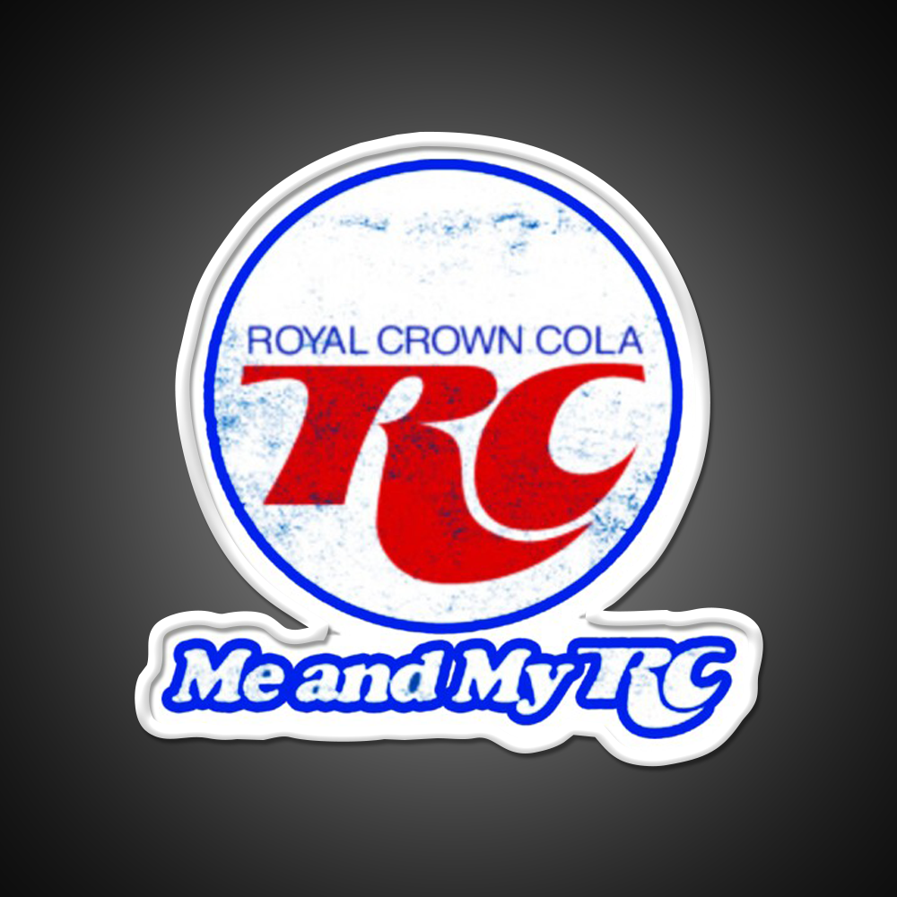 Rc Cola Soda Fast Food Led Neon Sign For Burger Place Rgb Color