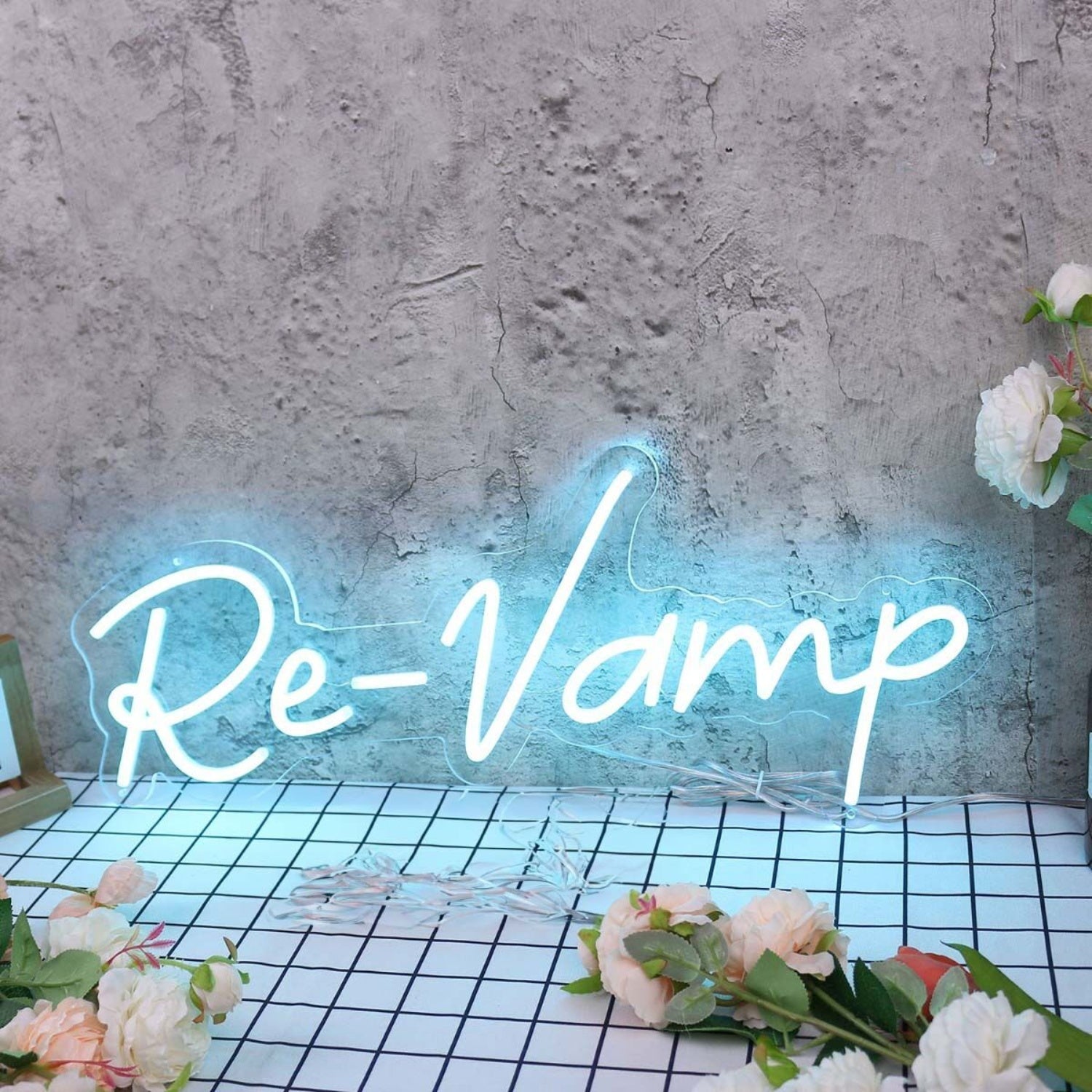 Re - Vamp Blue Led Neon Sign - Shineneon