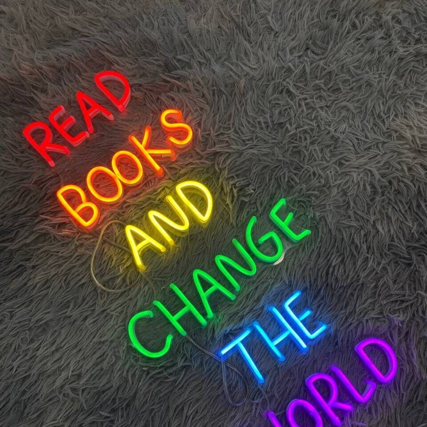 Read Book And Change The World Led Neon Sign | Shineneon