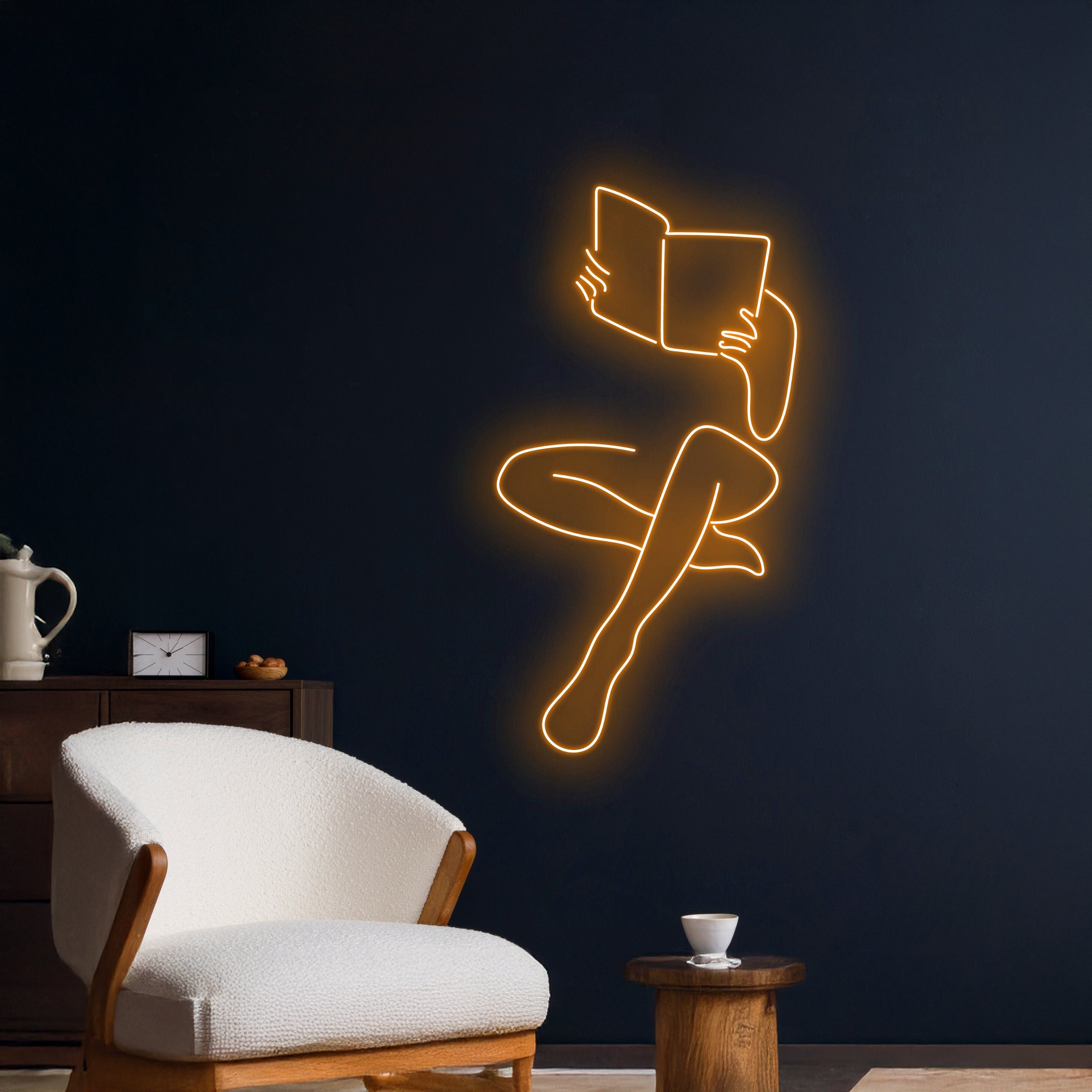 Reading Book Neon Light | Shineneon