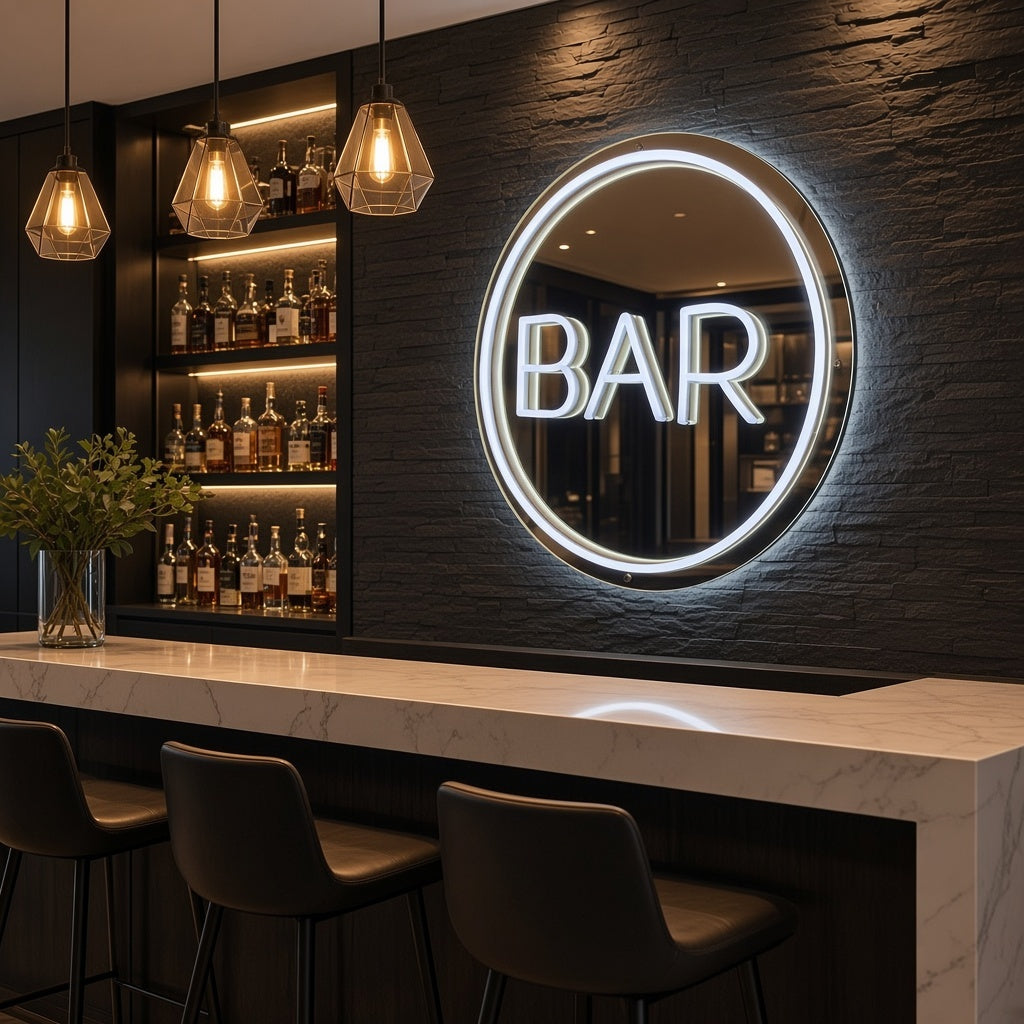 Bar LED Neon Sign - advertising view