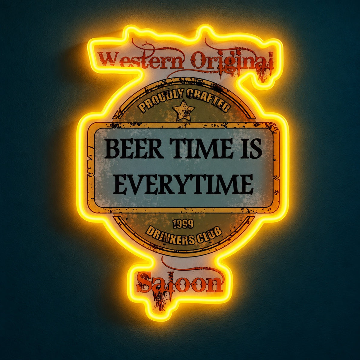Beer Time Is Everytime LED Neon Sign - product hero