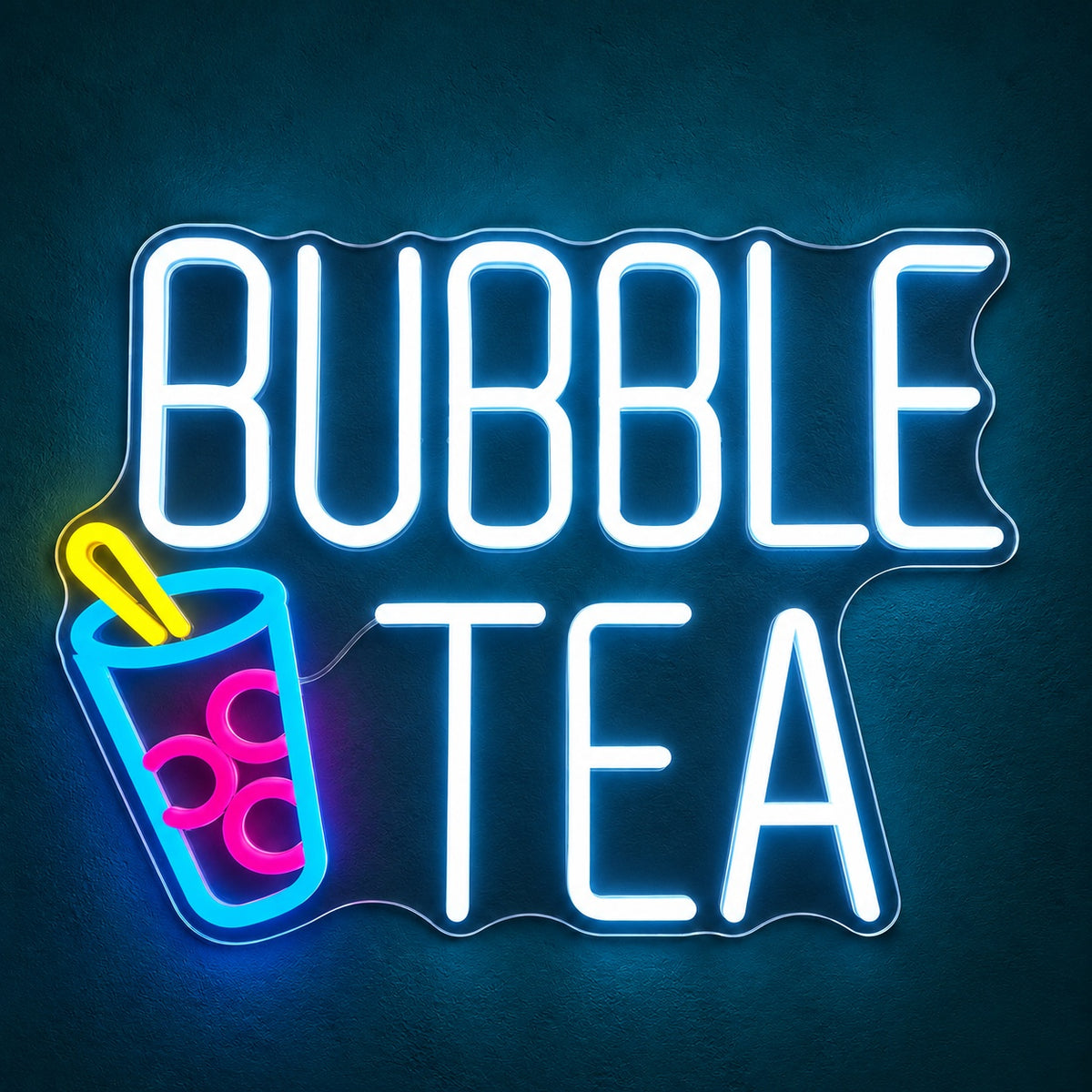 Bubble Tea LED Neon Sign - product hero