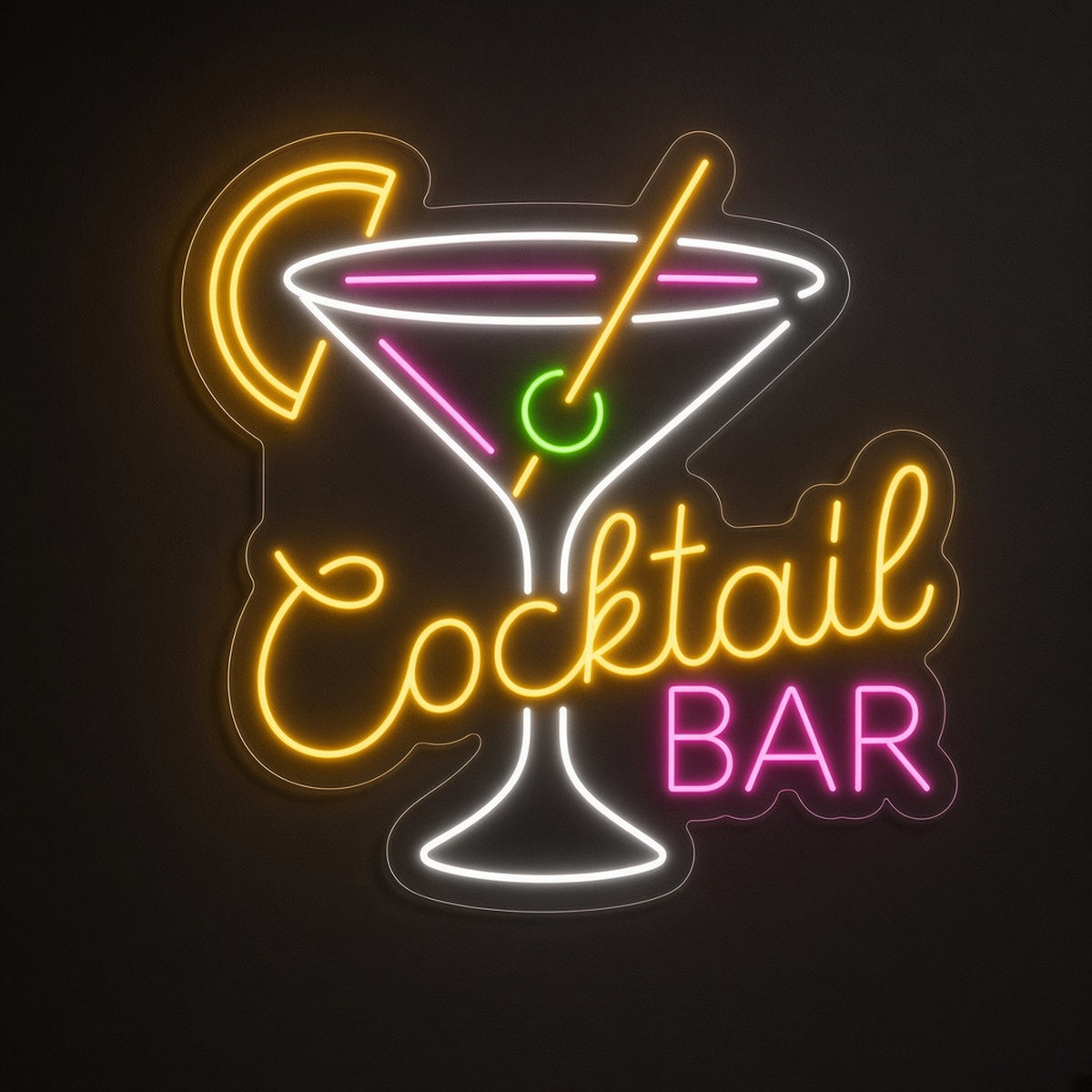 Cocktail Bar LED Neon Sign - product hero