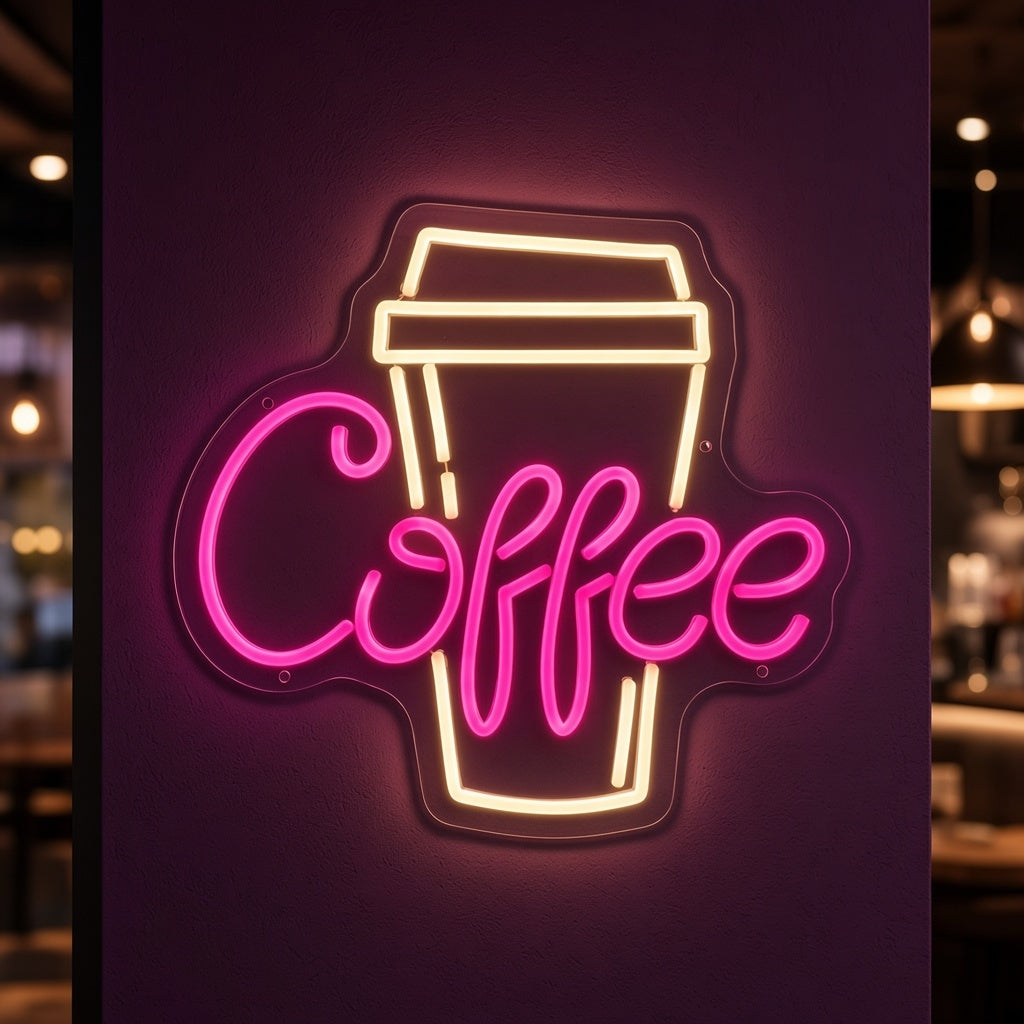 Coffee Kitchen Decor LED Neon Sign - product hero