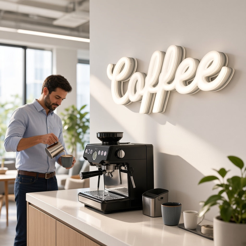Coffee Office Decor LED Neon Sign - lifestyle view