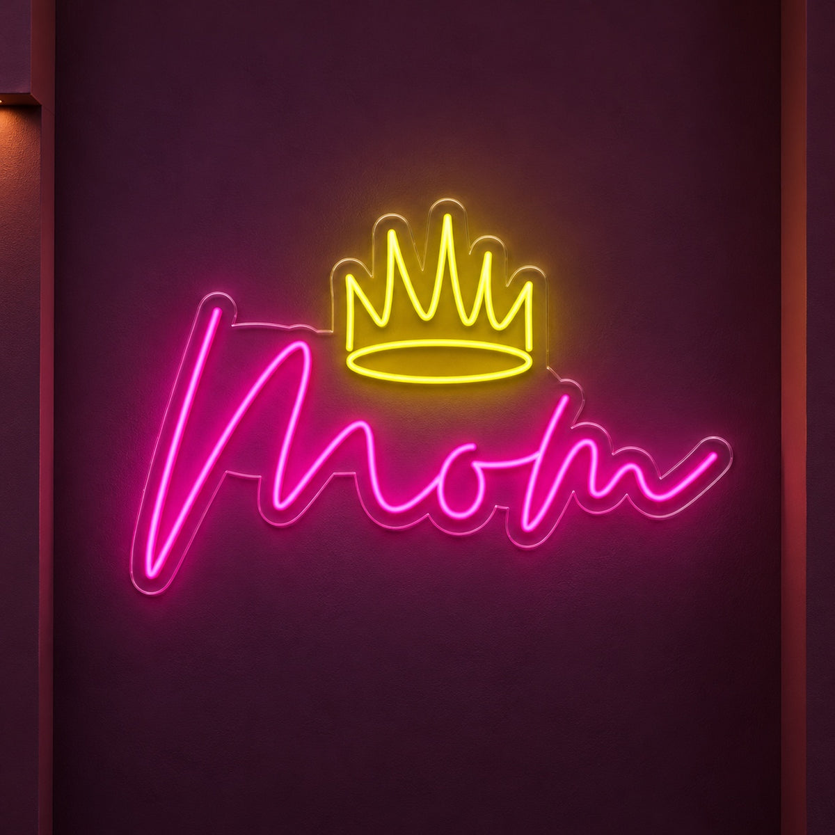 Mom Crown LED Neon Sign - product hero
