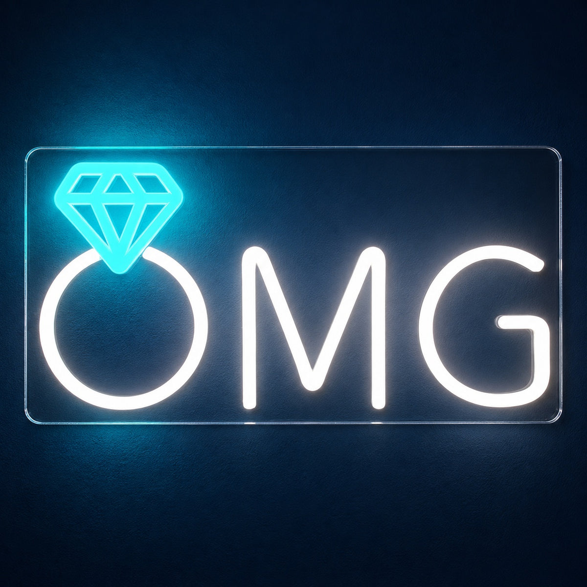 OMG LED Neon Sign - product hero