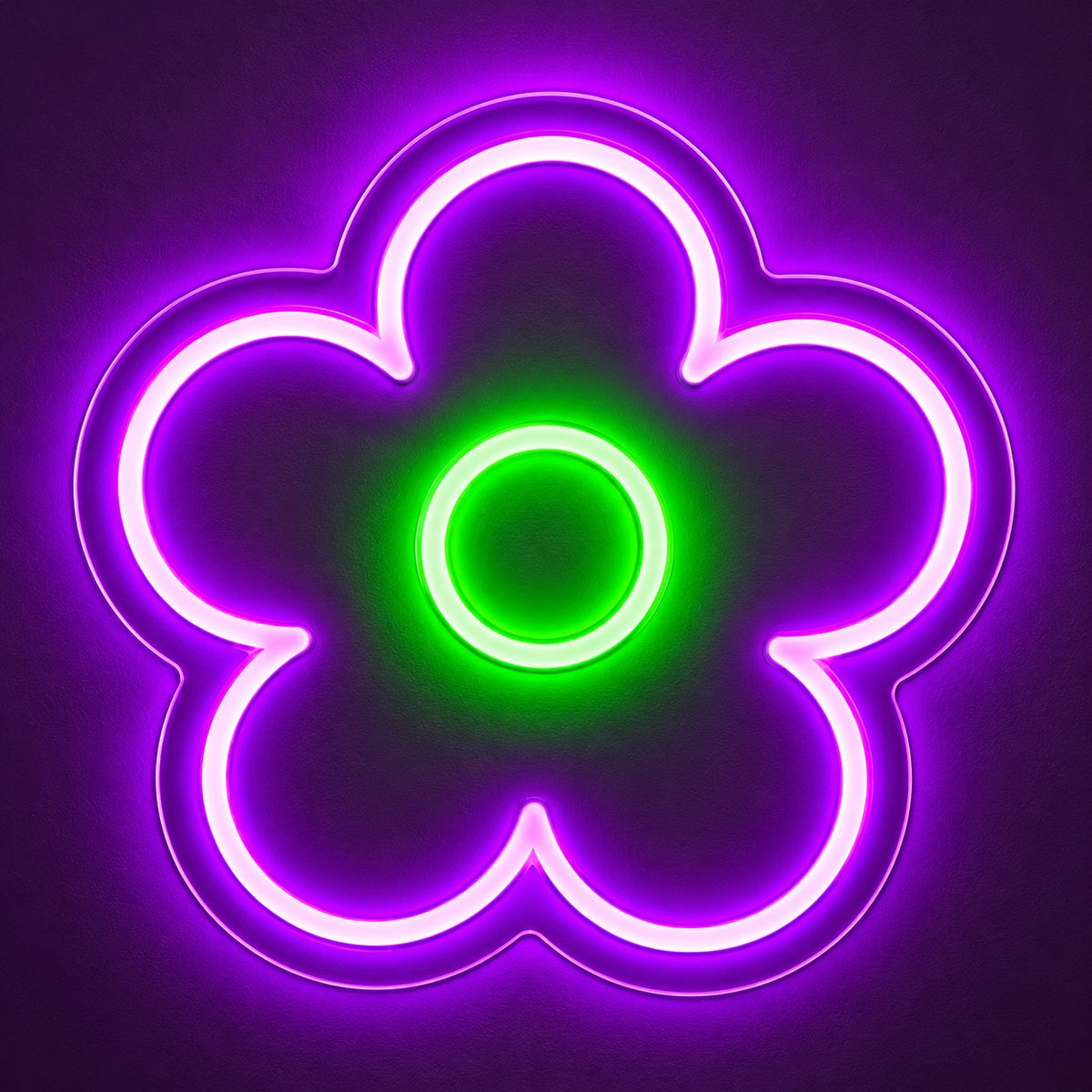 Flower LED Neon Sign - product hero